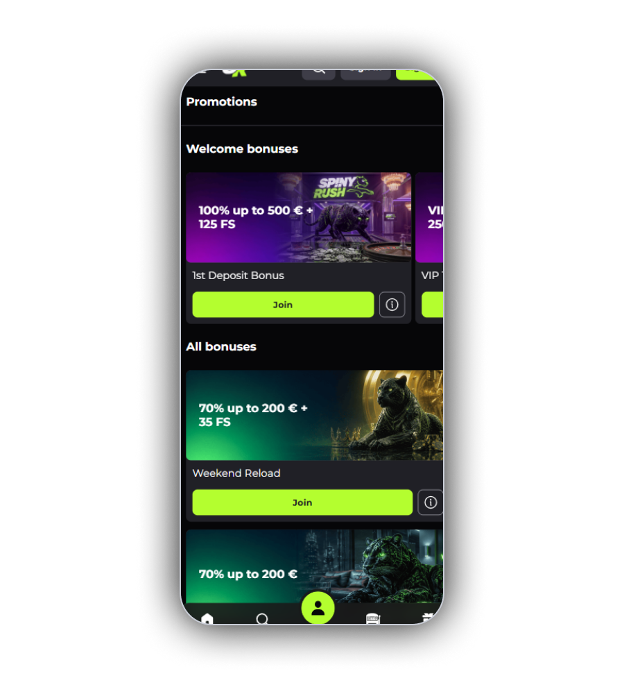SpinyRush Casino Promotions UK