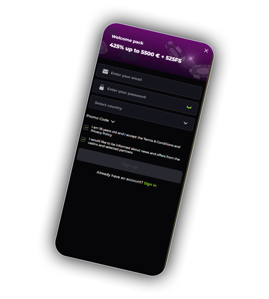 SpinyRush Casino Registration UK